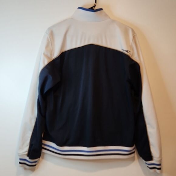 Vintage O’Neil Zip Up Navy White Jacket Polyester W/Logo Surfer Classic Style M - Picture 11 of 15